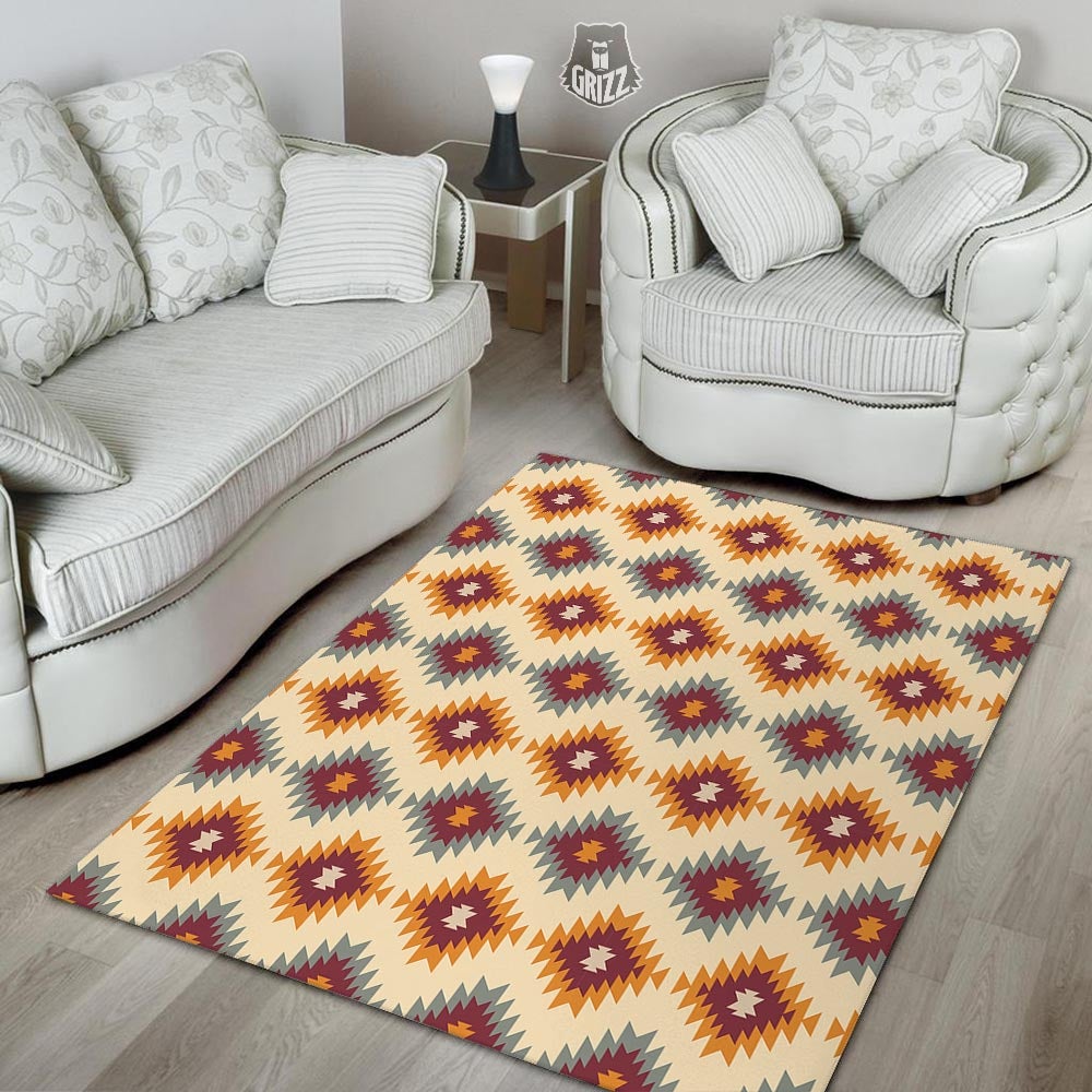 Navajo Tribal Southwestern Print Pattern Floor Mat-grizzshop