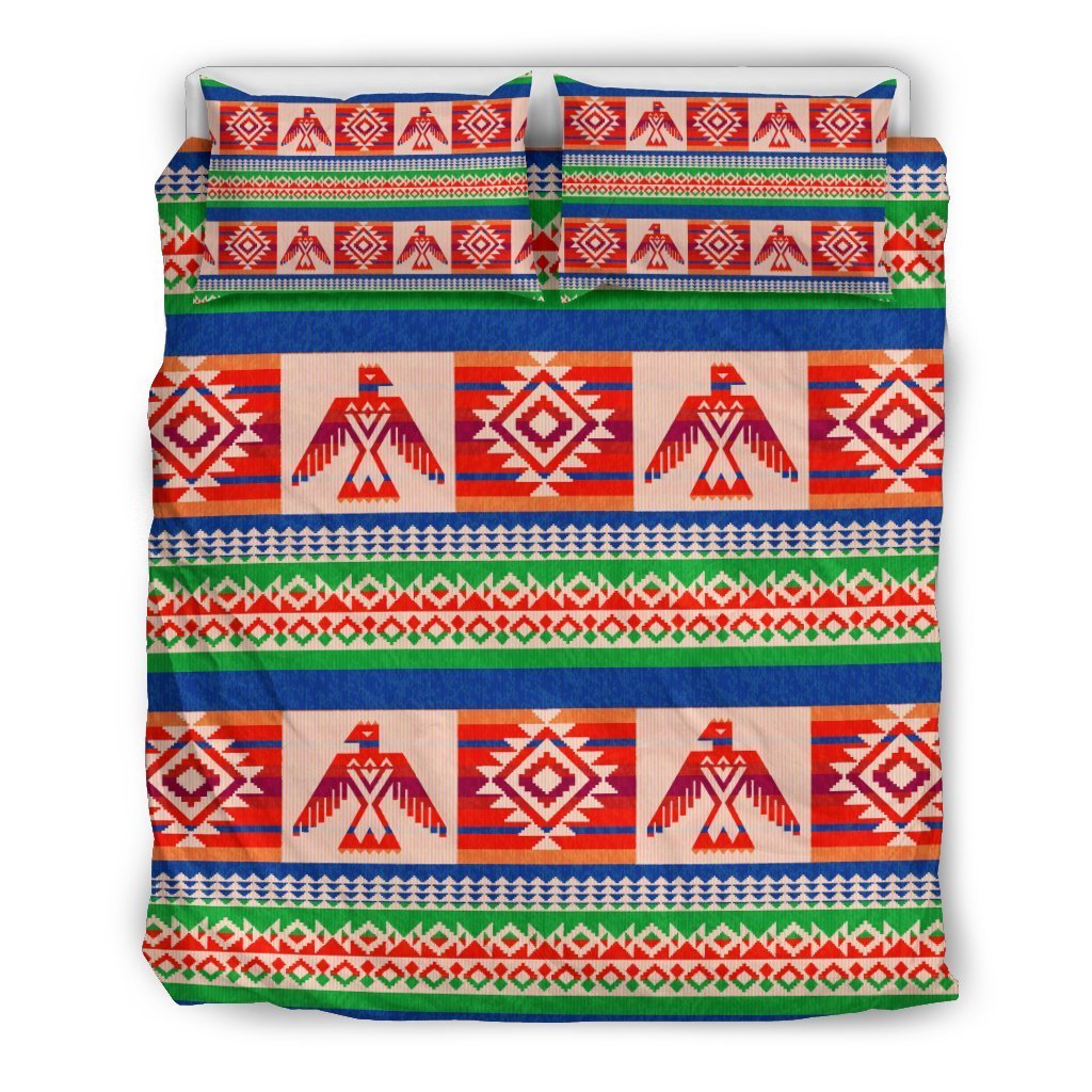 Navajo Aztec Tribal Native Indians American Print Duvet Cover Bedding Set-grizzshop