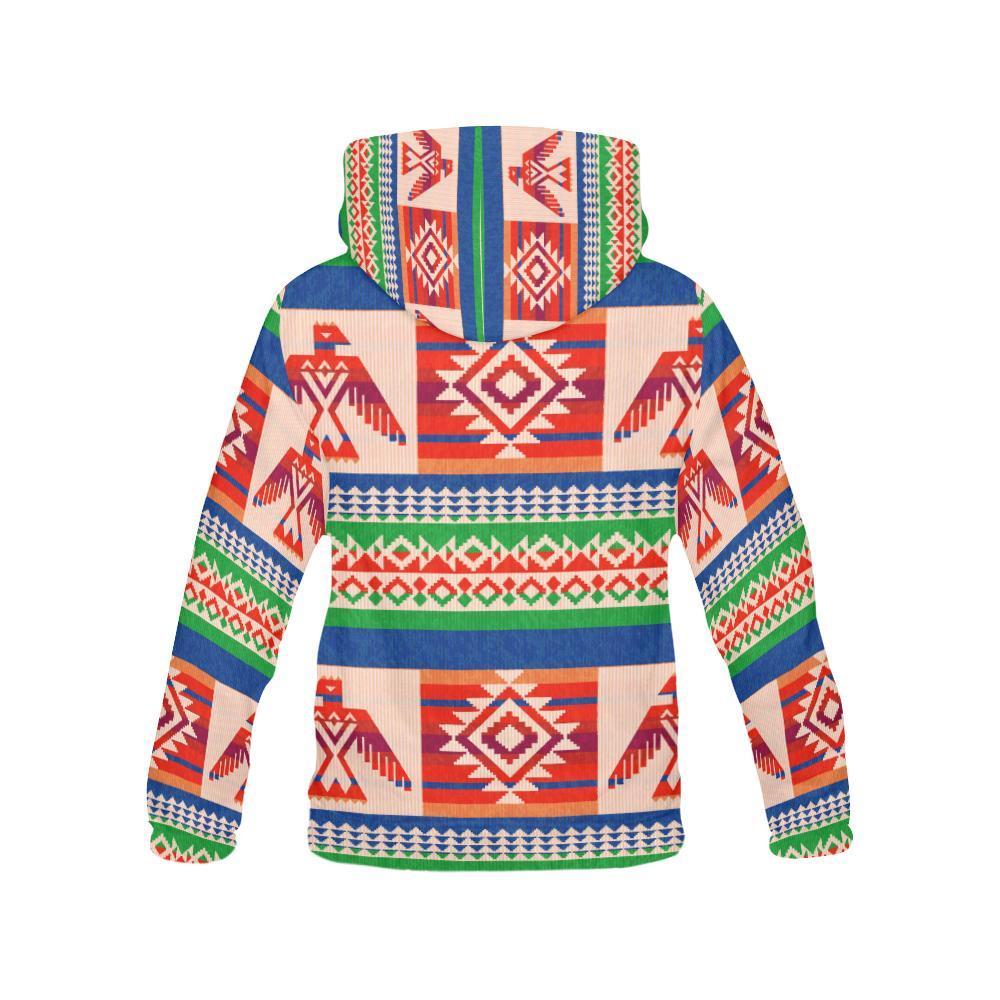 Navajo Aztec Tribal Native Indians American Print Women Pullover Hoodies -grizzshop