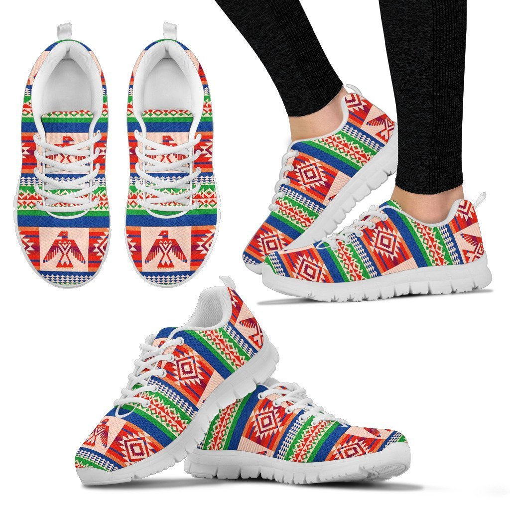 Navajo Aztec Tribal Native Indians American Print Women Shoes Sneakers-grizzshop