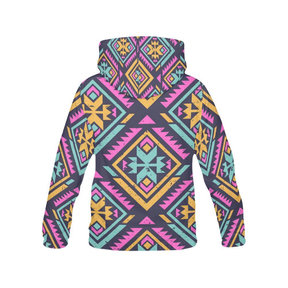 Navajo Indians Aztec Tribal Native American Print Women Pullover Hoodies -grizzshop