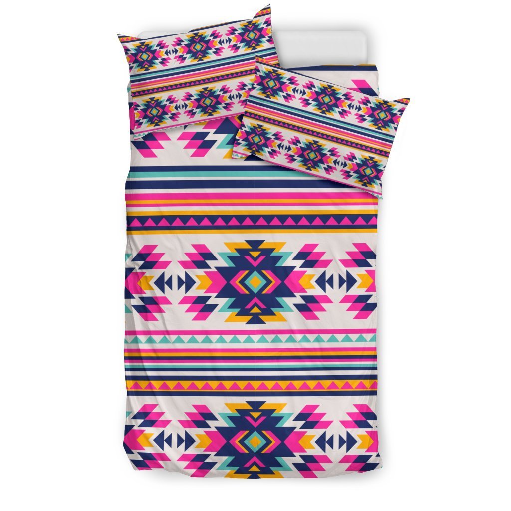 Navajo Native American Indians Aztec Tribal Print Duvet Cover Bedding Set-grizzshop