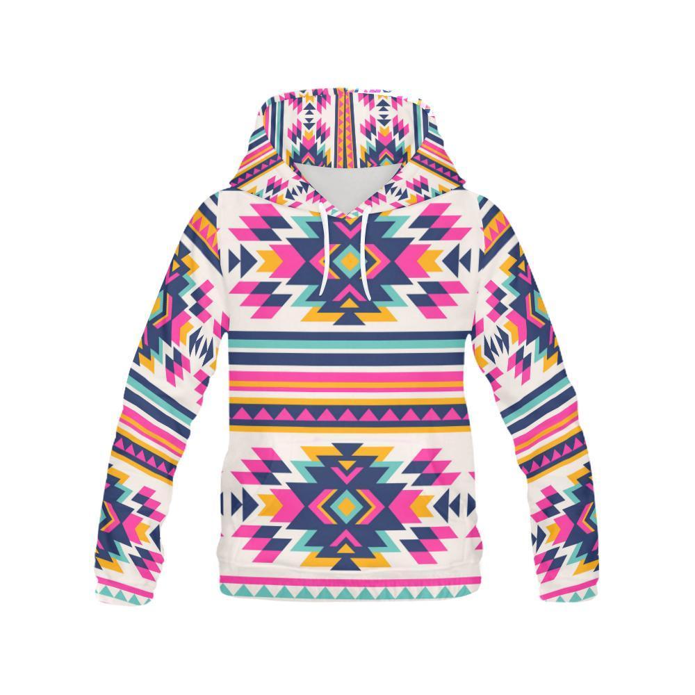Navajo Native American Indians Aztec Tribal Print Women Pullover Hoodies -grizzshop