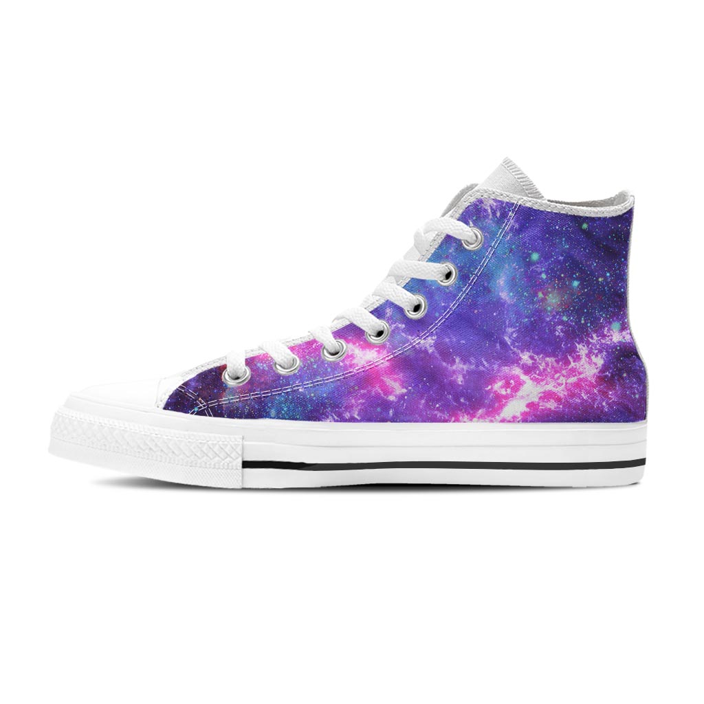 Nebula Galaxy Space Women's High Top Shoes-grizzshop