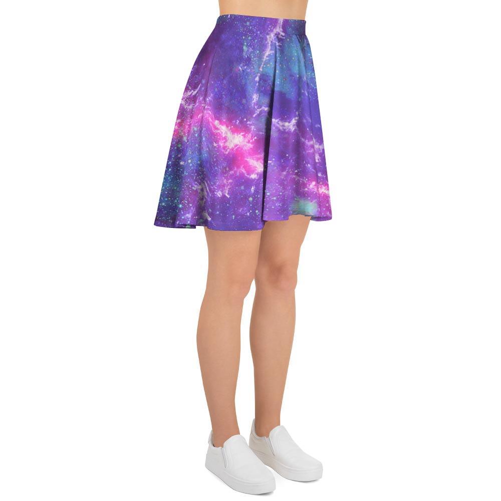 Nebula Galaxy Space Women's Skirt-grizzshop
