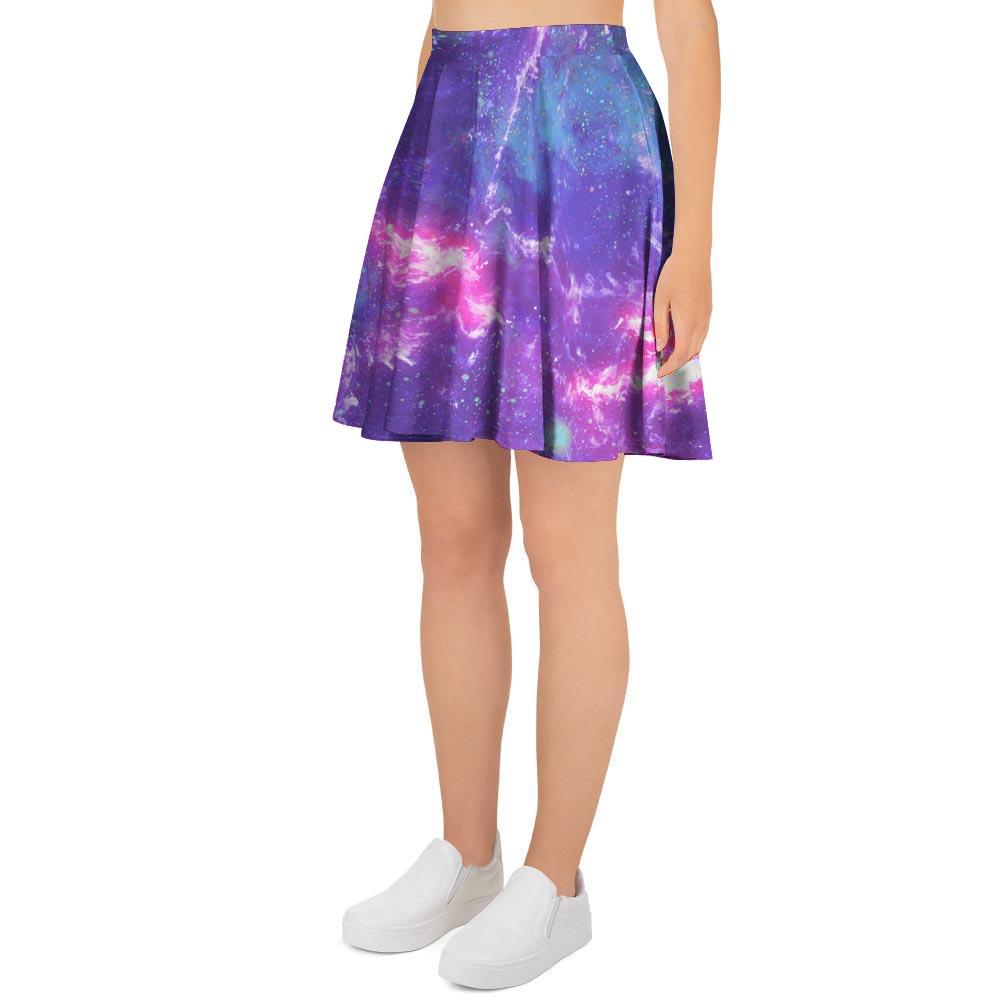 Nebula Galaxy Space Women's Skirt-grizzshop