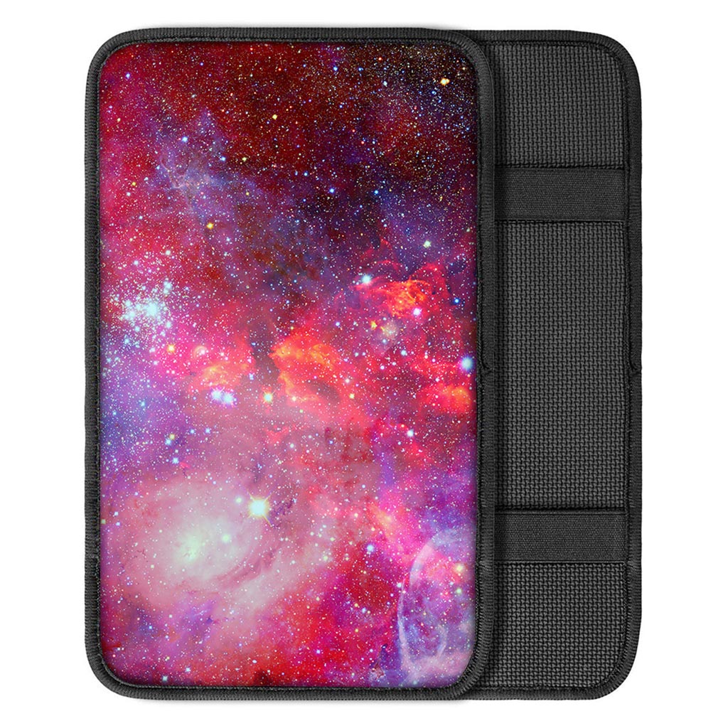 Nebula Red Galaxy Space Car Console Cover-grizzshop