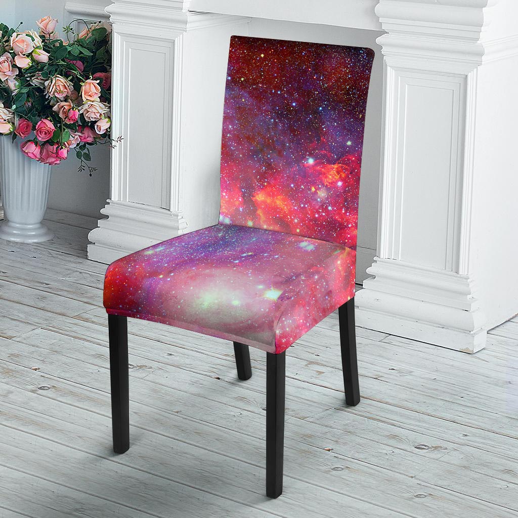 Nebula Red Galaxy Space Chair Cover-grizzshop