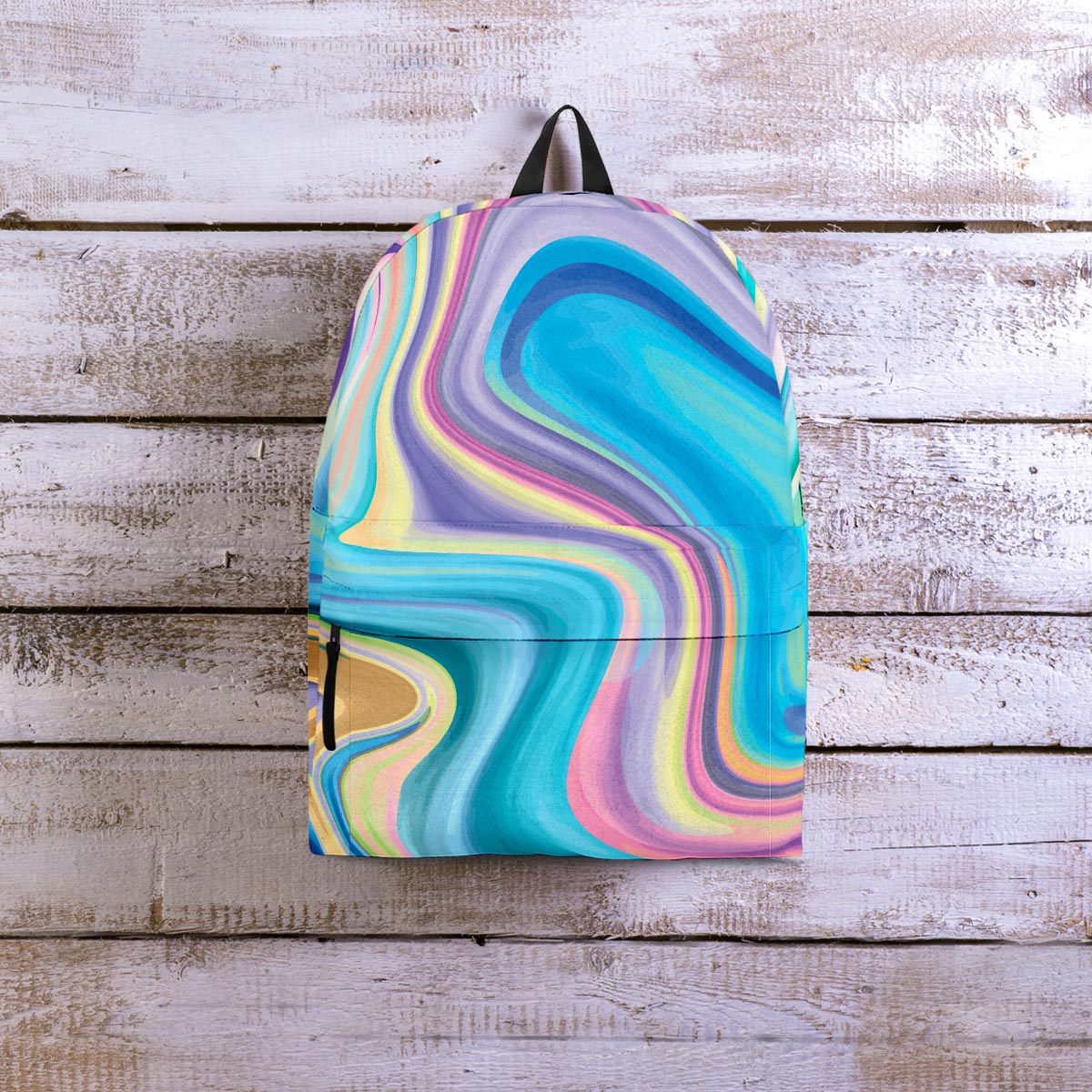Neon Color Marble Backpack-grizzshop