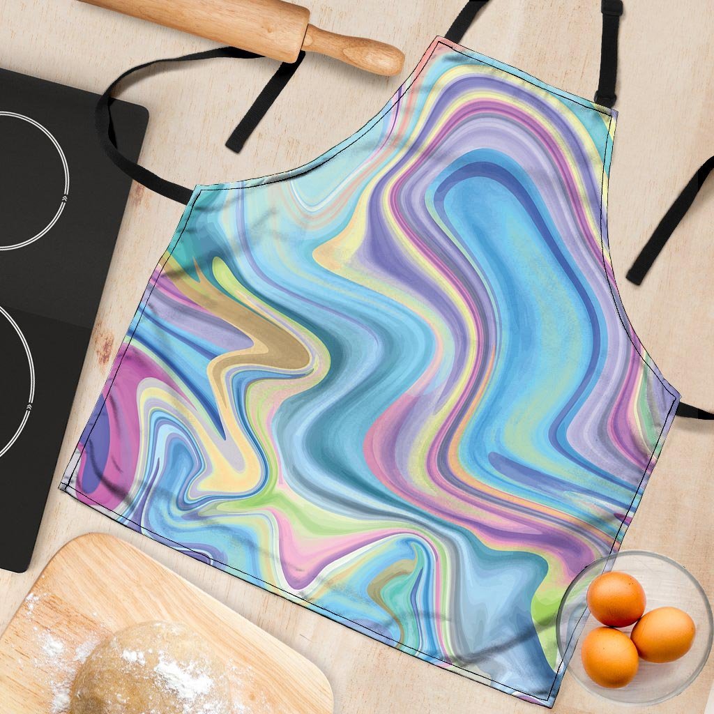 Neon Color Marble Women's Apron-grizzshop