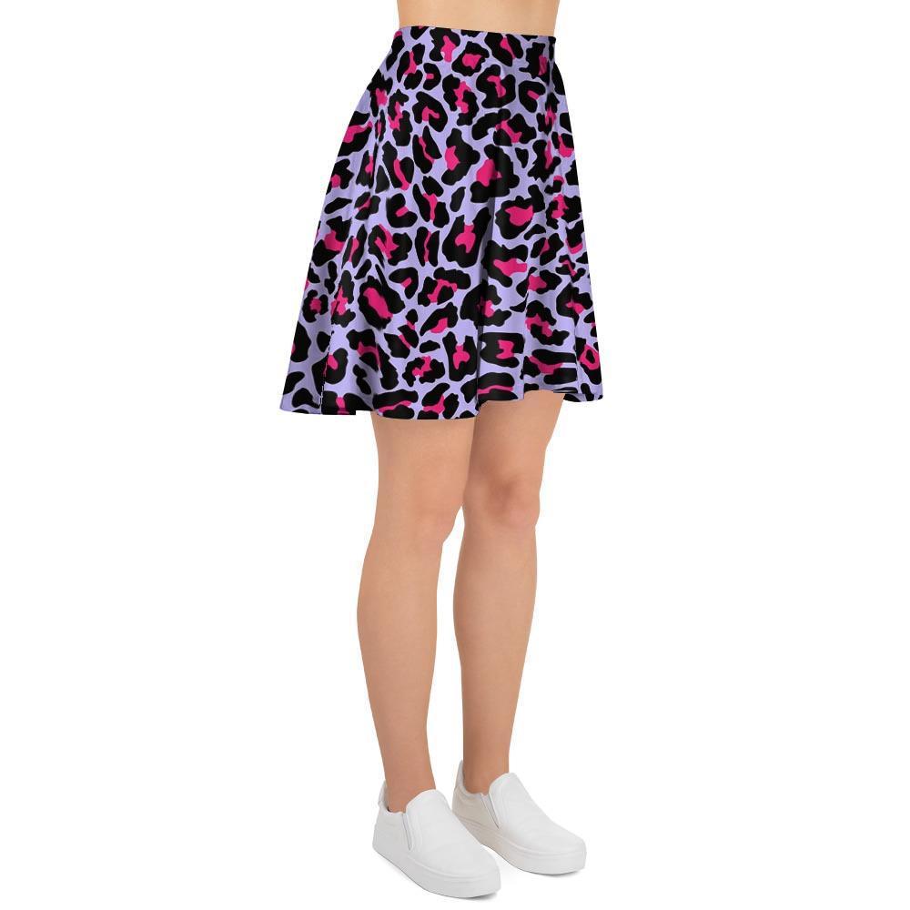 Neon Leopard Women's Skirt-grizzshop