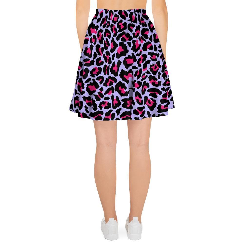 Neon Leopard Women's Skirt-grizzshop