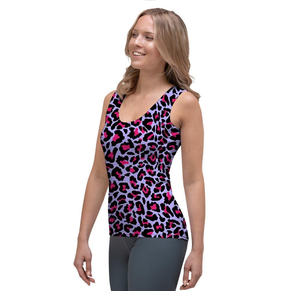 Neon Leopard Women's Tank Top-grizzshop