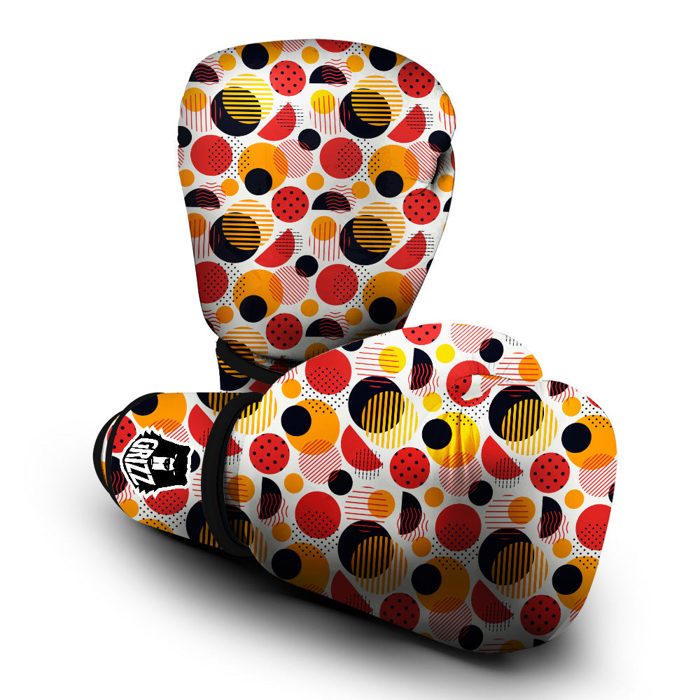 New Style Polka Dot Ornaments Print Pattern Boxing Gloves-grizzshop