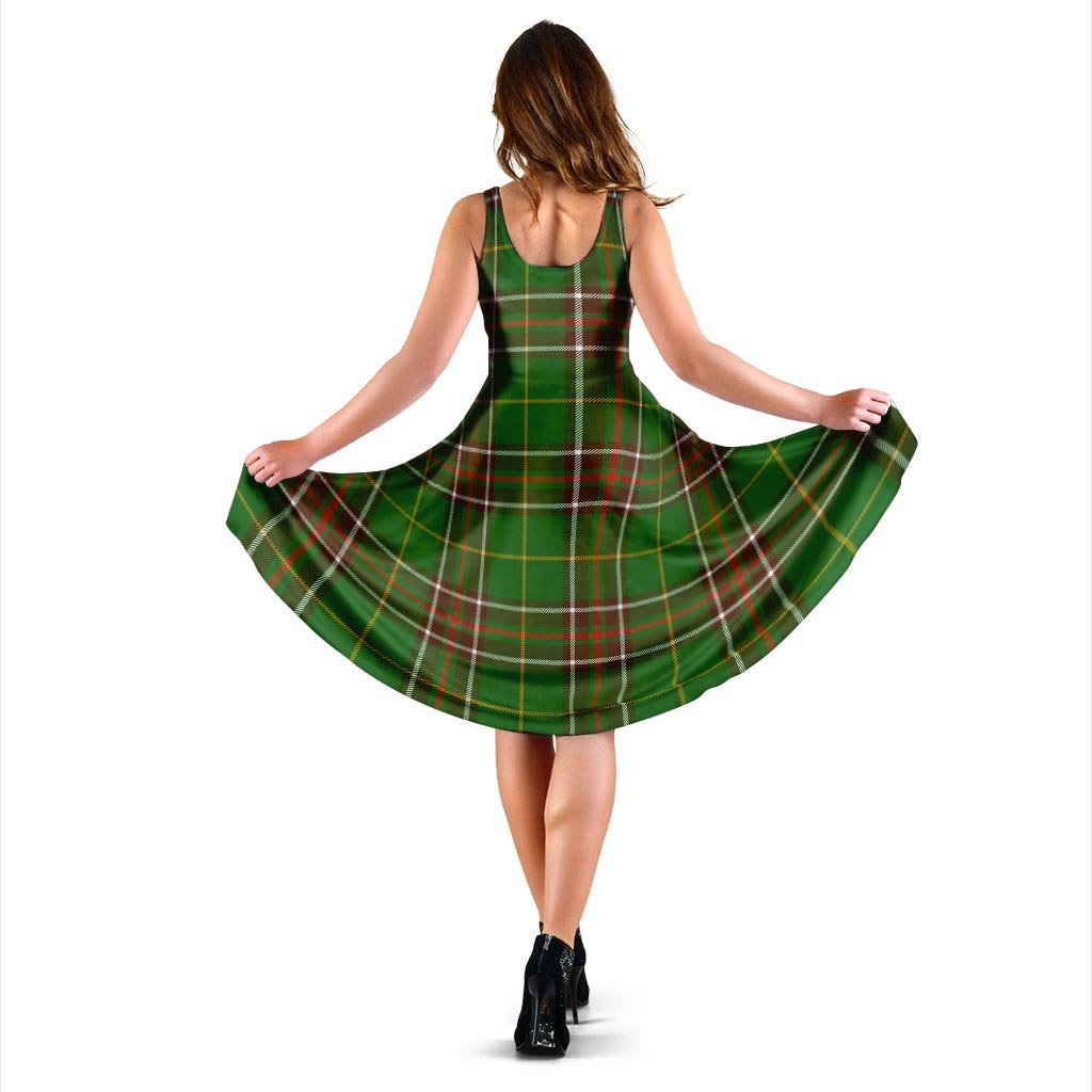 Newfoundland Tartan Green Plaid Dress-grizzshop