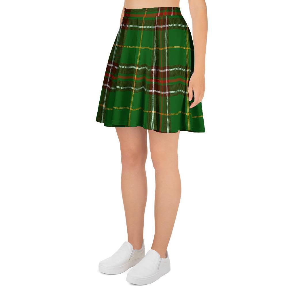 Newfoundland Tartan Green Plaid Women's Skirt-grizzshop