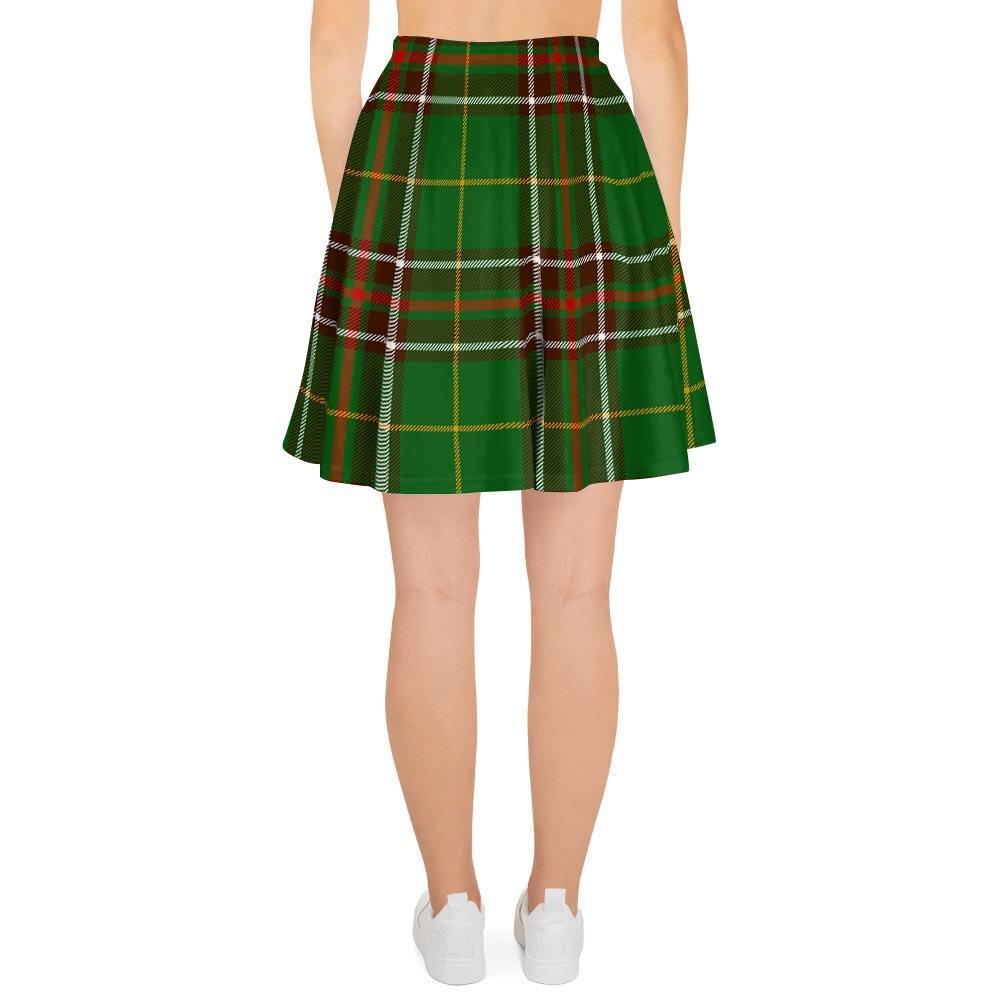 Newfoundland Tartan Green Plaid Women's Skirt-grizzshop