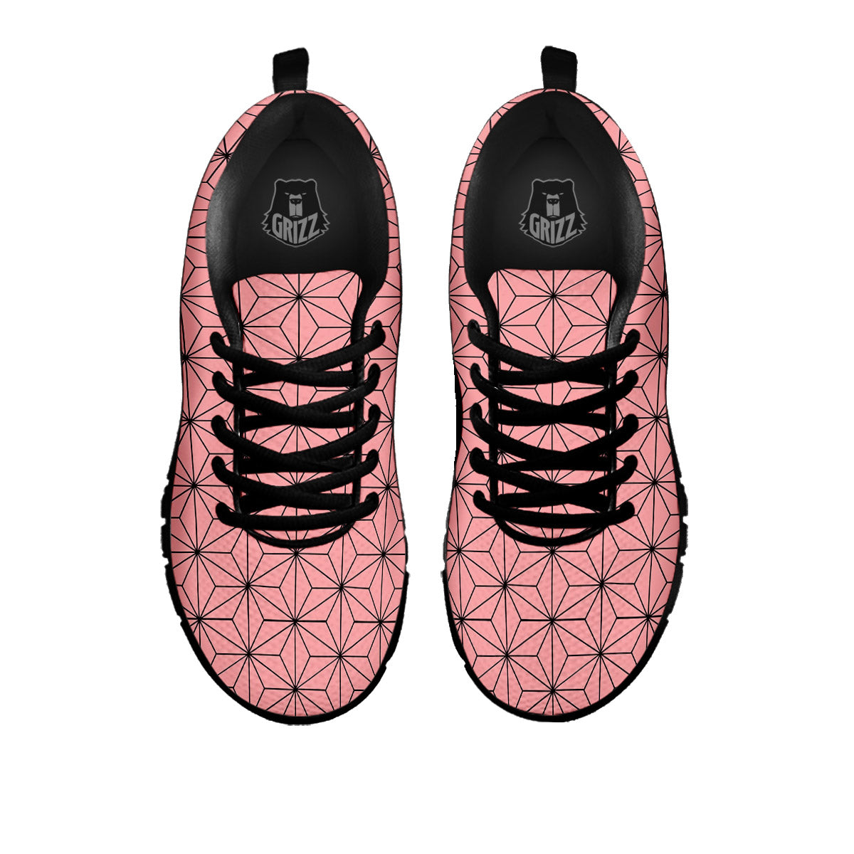 Nezuko Print Pattern Black Sneaker-grizzshop