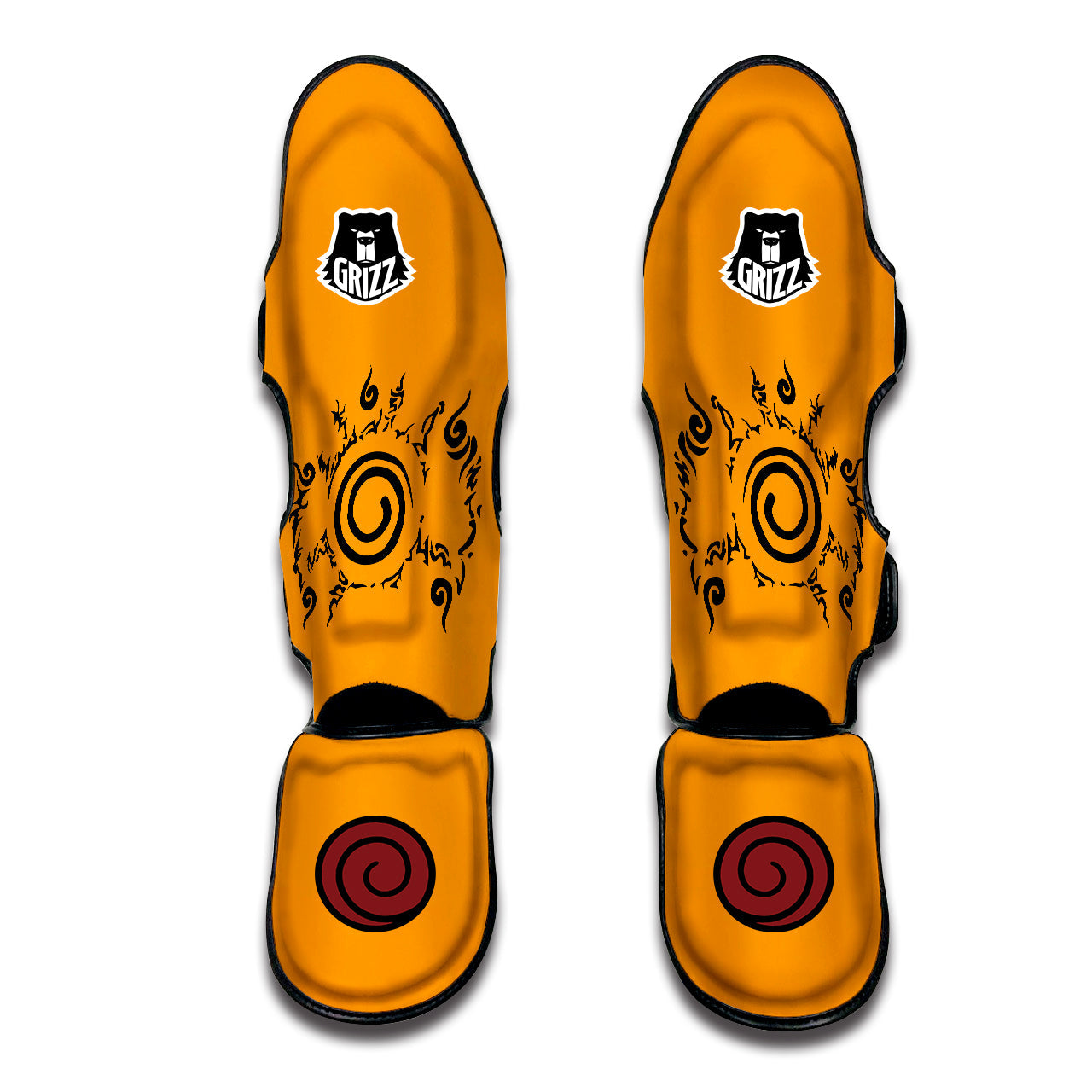 Nine Tail Seal Muay Thai Shin Guards-grizzshop