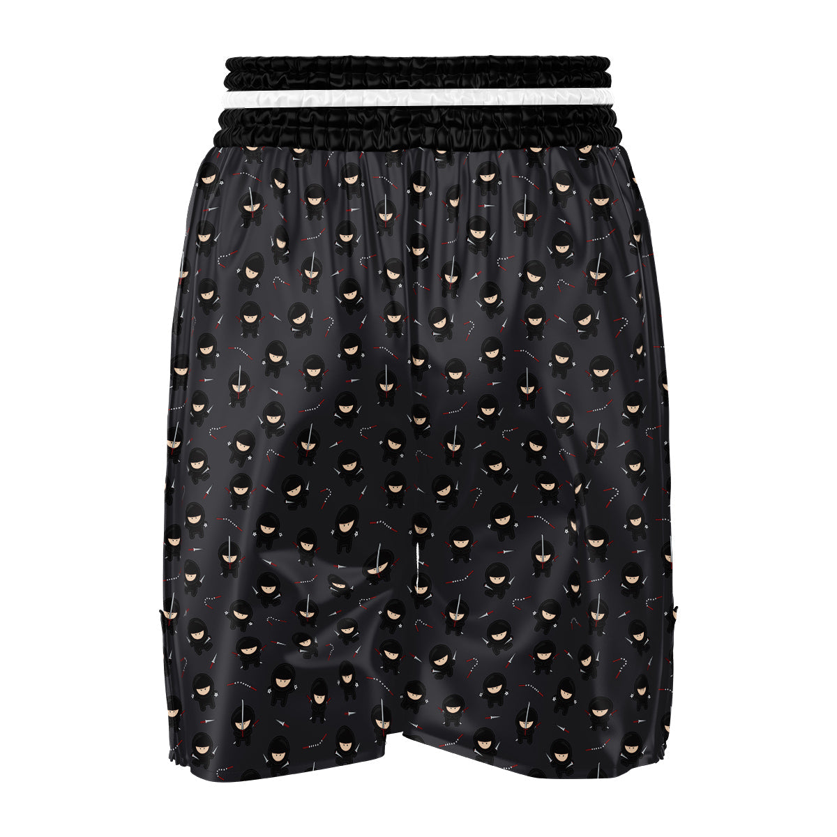 Ninja Cute Print Pattern Boxing Shorts-grizzshop