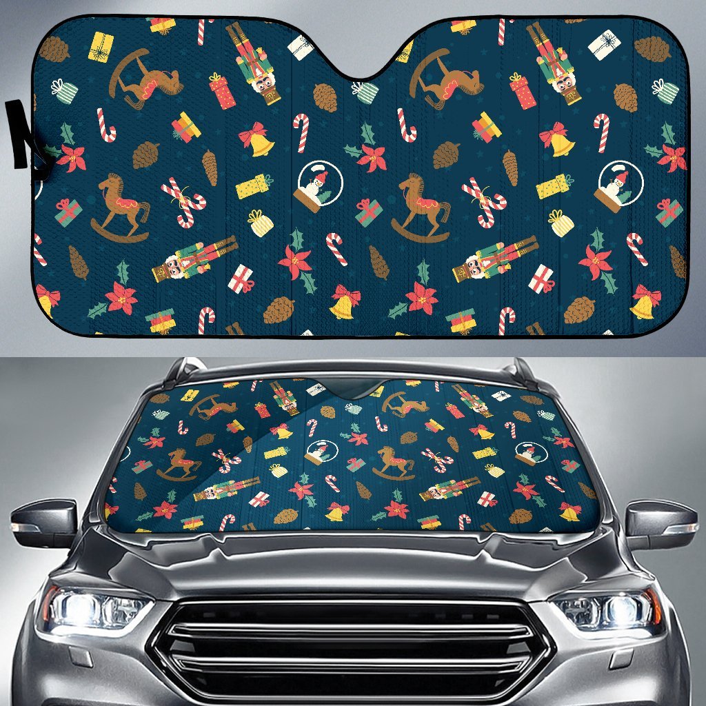 Nutcracker Print Pattern Car Sun Shade-grizzshop