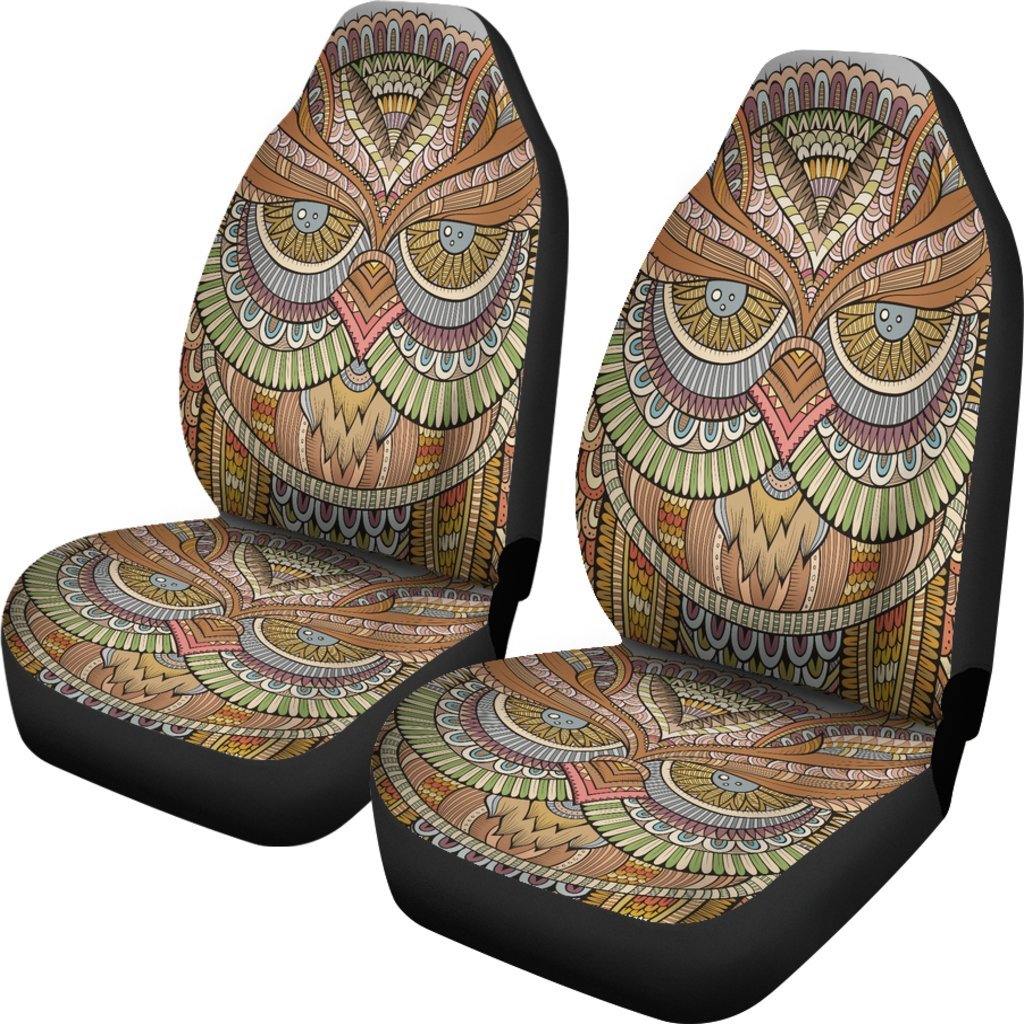 OWL MANDALA CAR SEAT COVER UNIVERSAL FIT-grizzshop