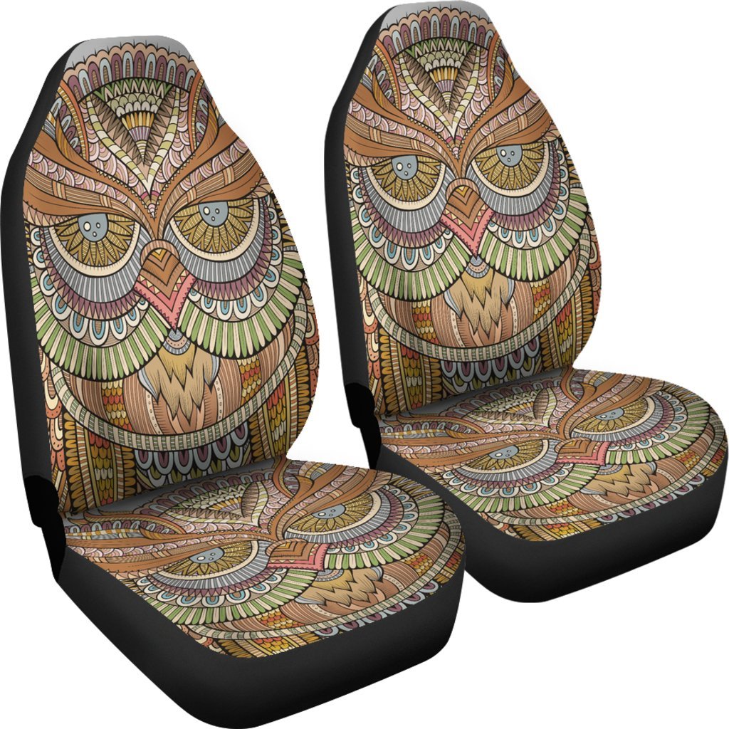 OWL MANDALA CAR SEAT COVER UNIVERSAL FIT-grizzshop