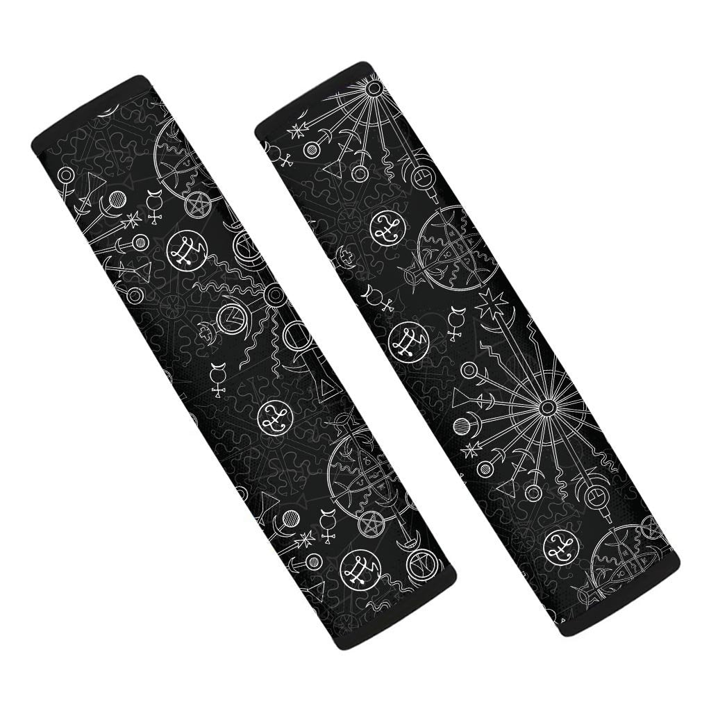 Occult Witch Gothic Seat Belt Cover-grizzshop