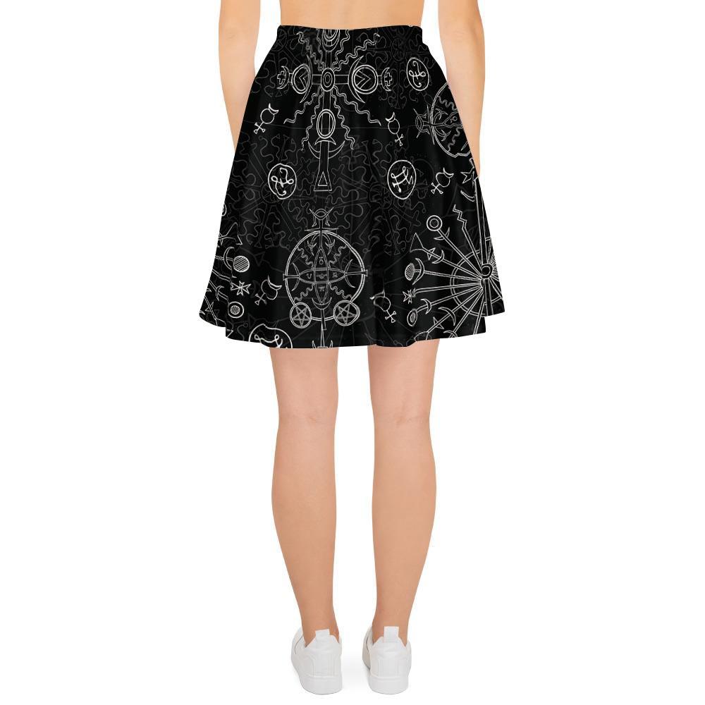 Occult Witch Gothic Women's Skirt-grizzshop