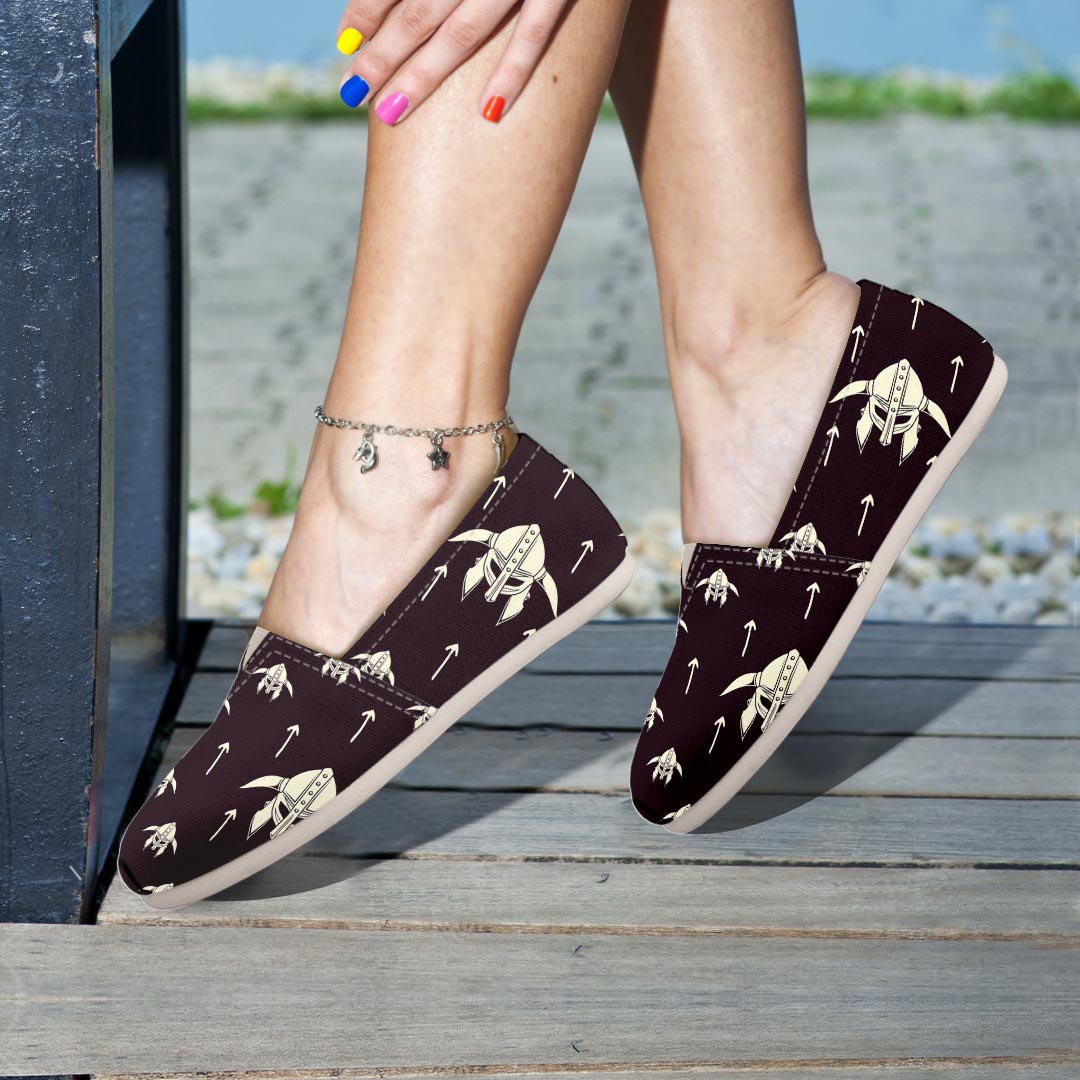 Odin's Mask Viking Canvas Shoes-grizzshop