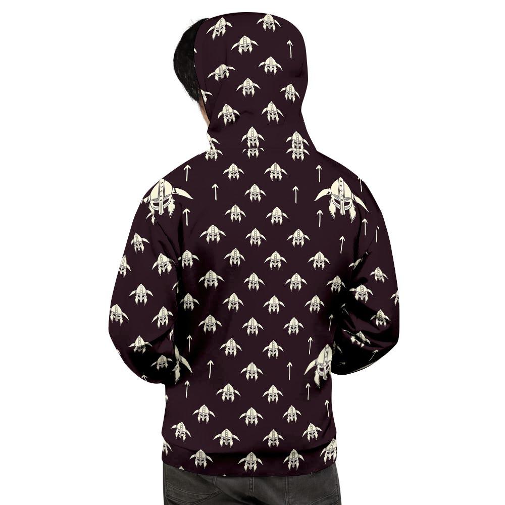 Odin's Mask Viking Men's Hoodie-grizzshop