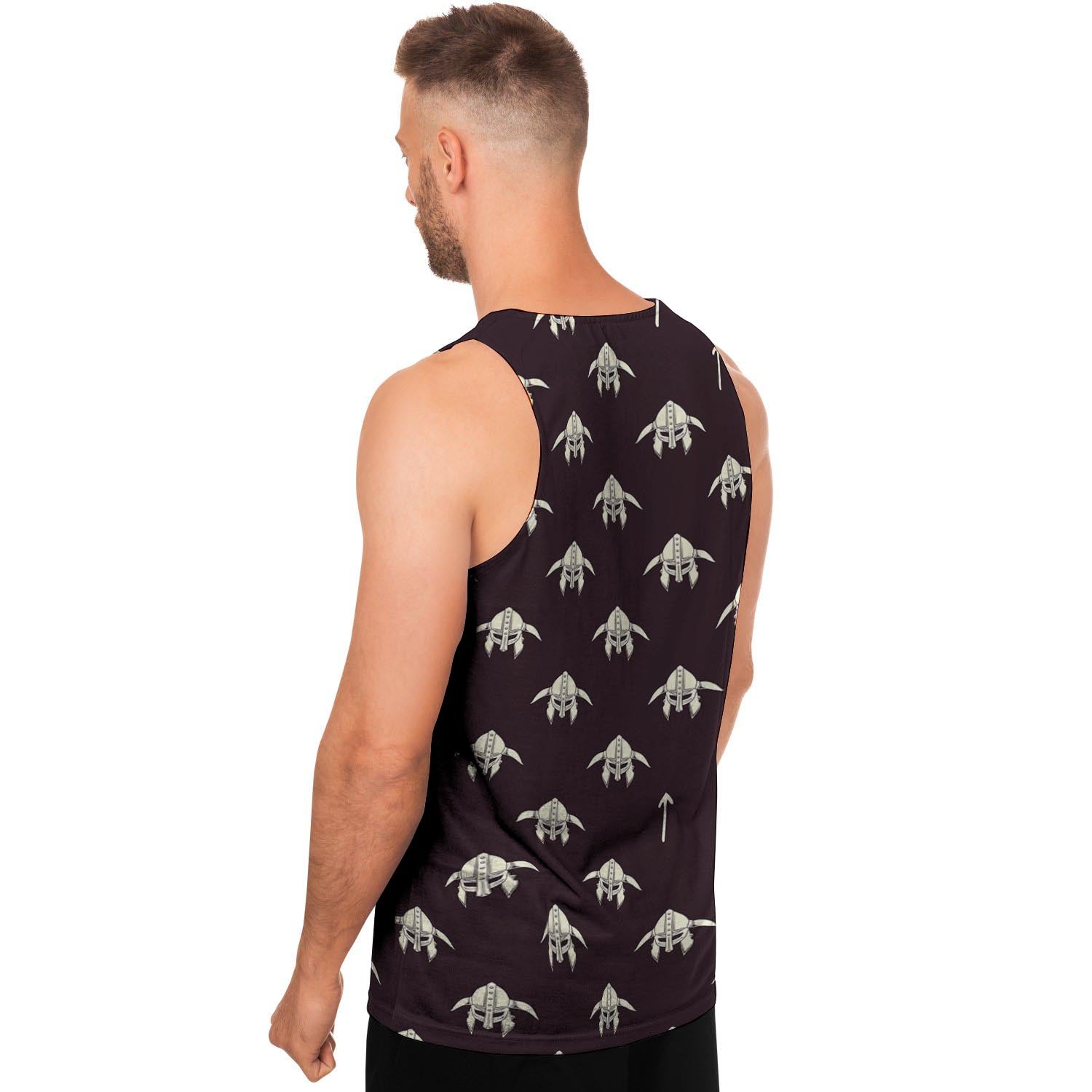 Odin's Mask Viking Men's Tank Tops-grizzshop