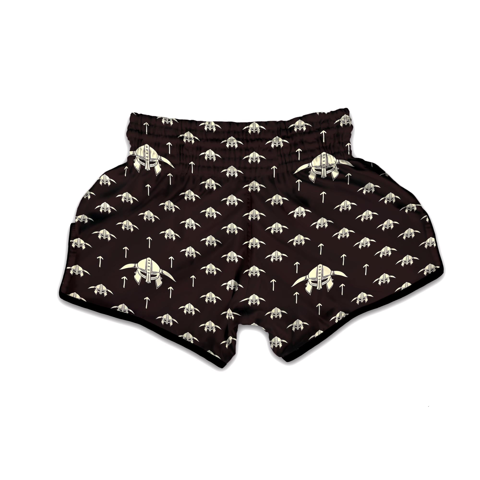 Odin's Mask Viking Muay Thai Boxing Shorts-grizzshop