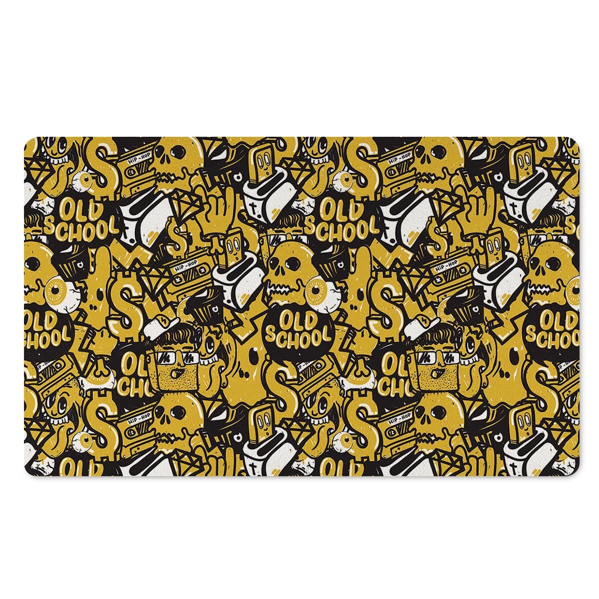 Old School HipHop Print Door Mat-grizzshop