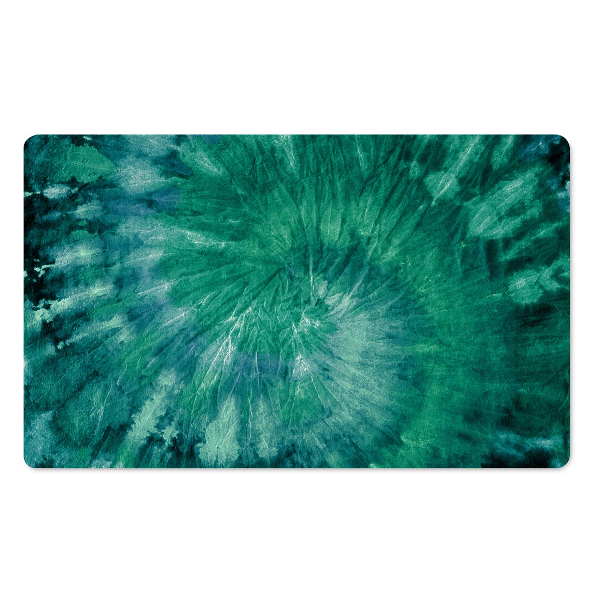 Olive Green Tie Dye Door Mat-grizzshop