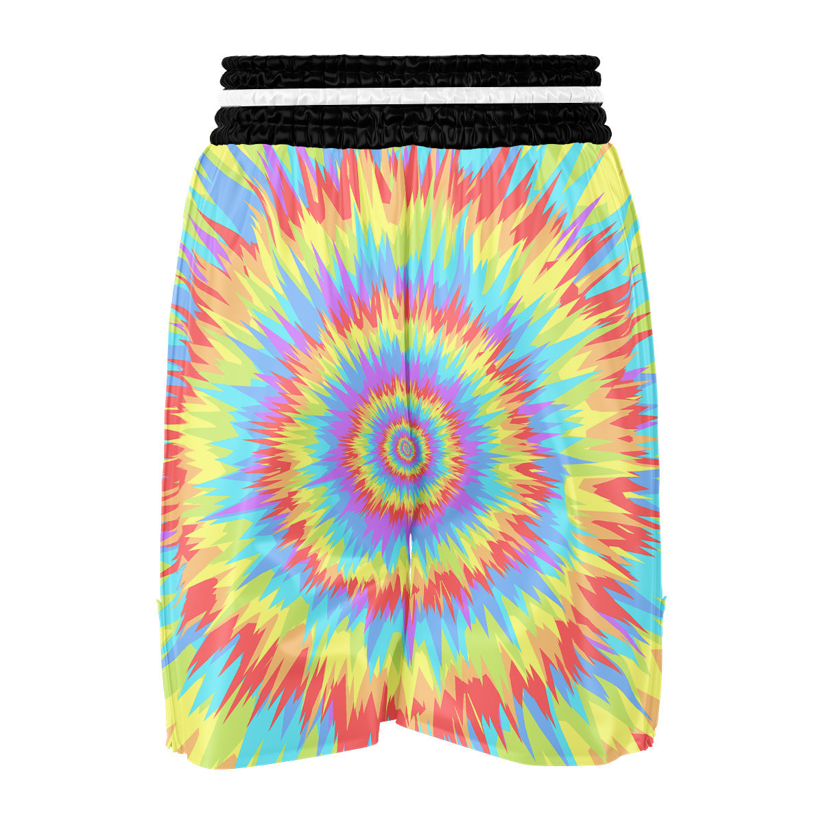 Optical Illusion Colorful Psychedelic Boxing Shorts-grizzshop