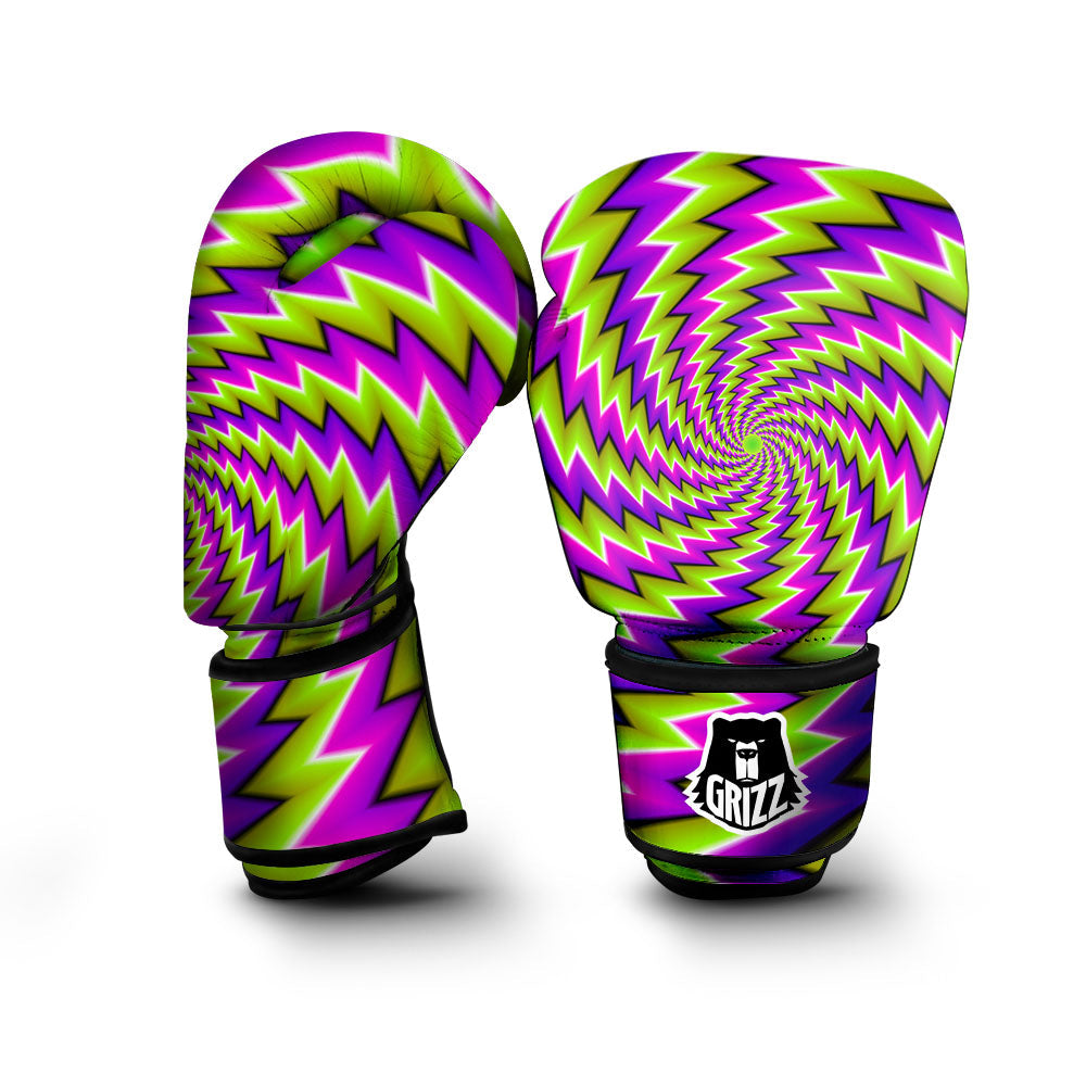 Optical Moving Illusion Abstract Twisted Boxing Gloves-grizzshop