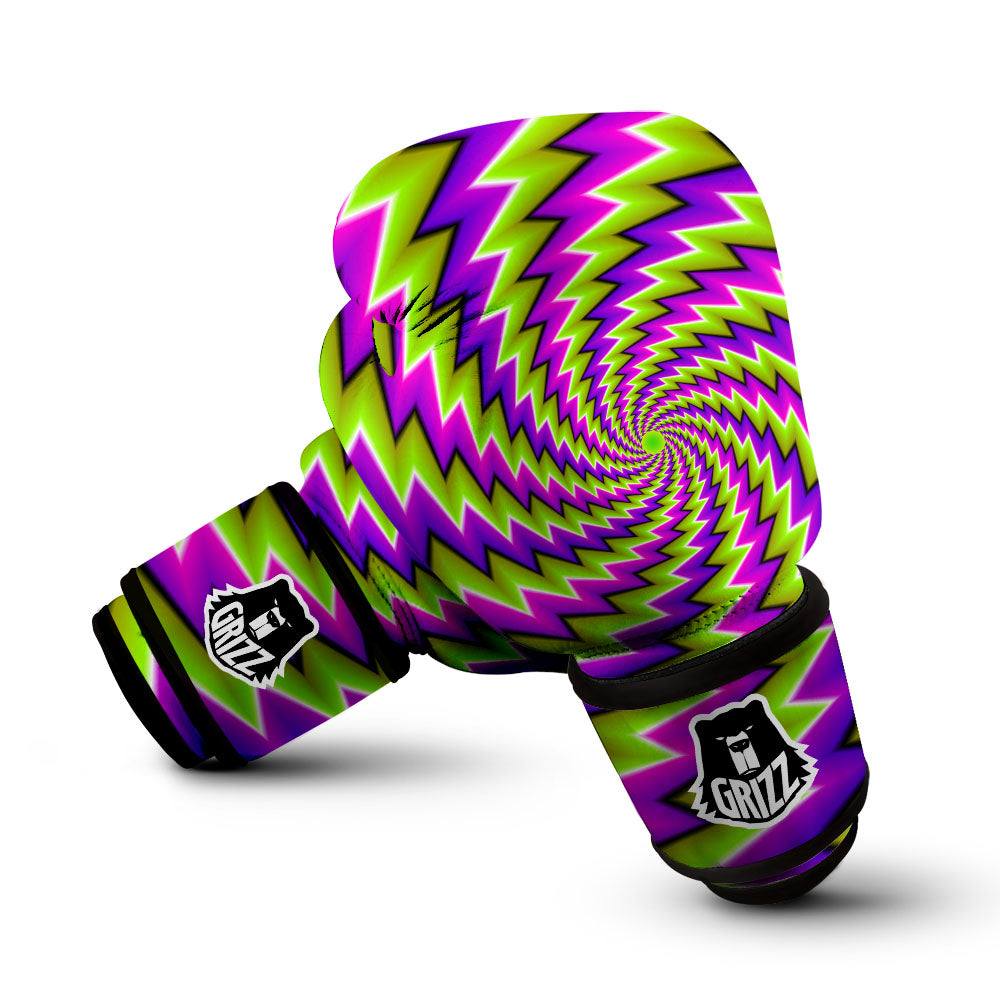 Optical Moving Illusion Abstract Twisted Boxing Gloves-grizzshop