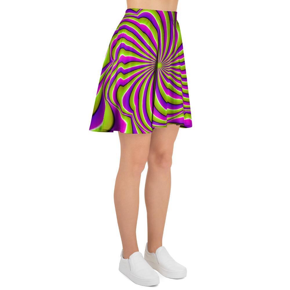 Optical illusion Abstract Women's Skirt-grizzshop