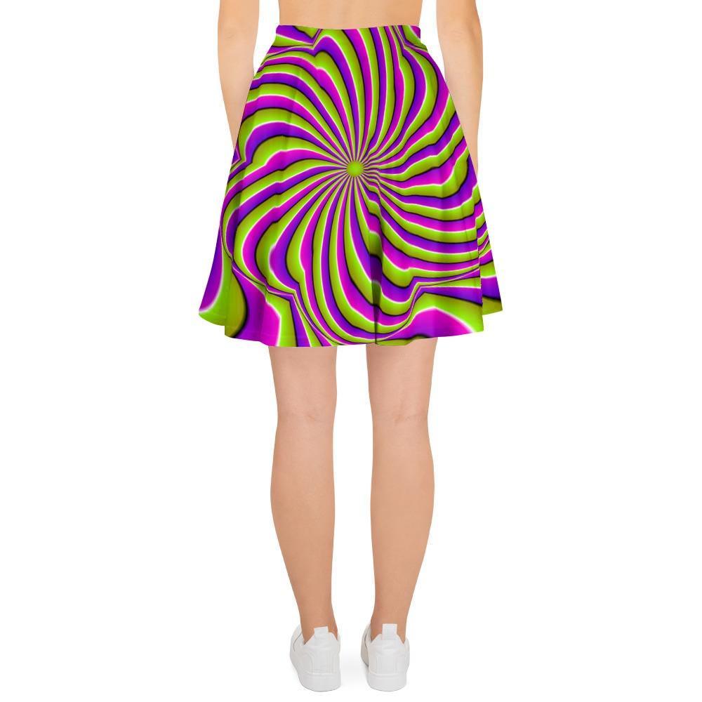 Optical illusion Abstract Women's Skirt-grizzshop