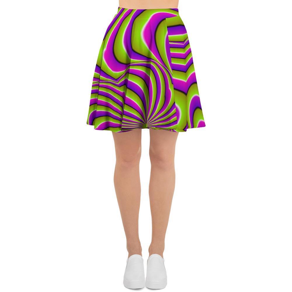 Optical illusion Abstract Women's Skirt-grizzshop