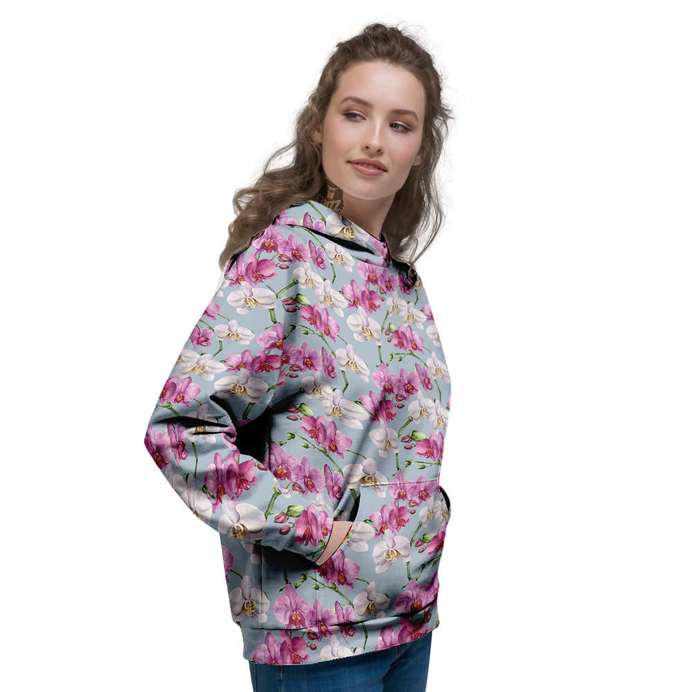 Orchid Cute Print Women's Hoodie-grizzshop