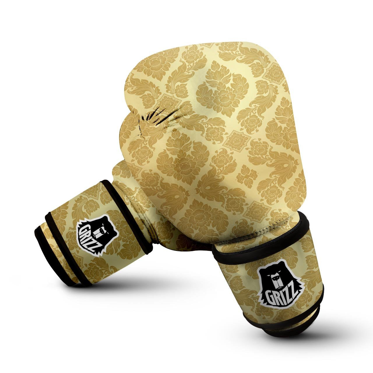 Ornament Thai Print Pattern Boxing Gloves-grizzshop
