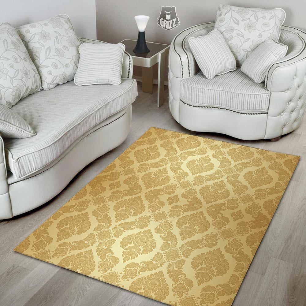 Ornament Thai Print Pattern Floor Mat-grizzshop