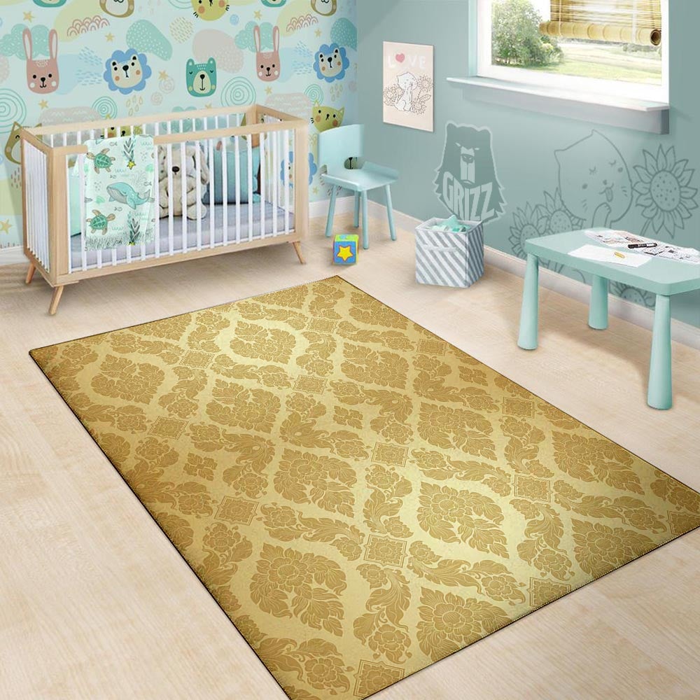 Ornament Thai Print Pattern Floor Mat-grizzshop