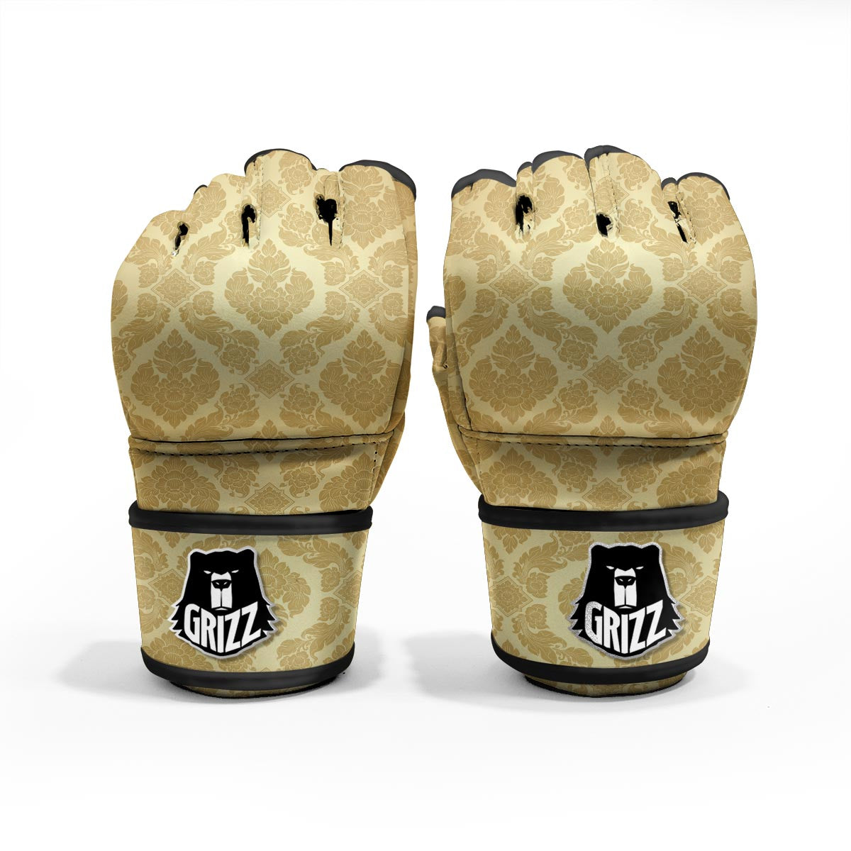 Ornament Thai Print Pattern MMA Gloves-grizzshop