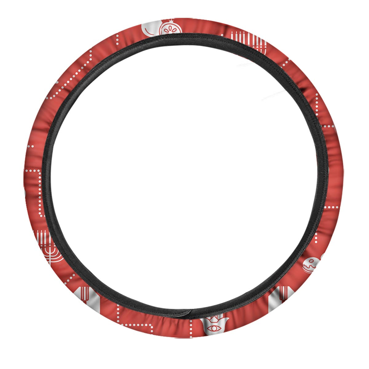 Orthodox Print Pattern Car Steering Wheel Cover-grizzshop