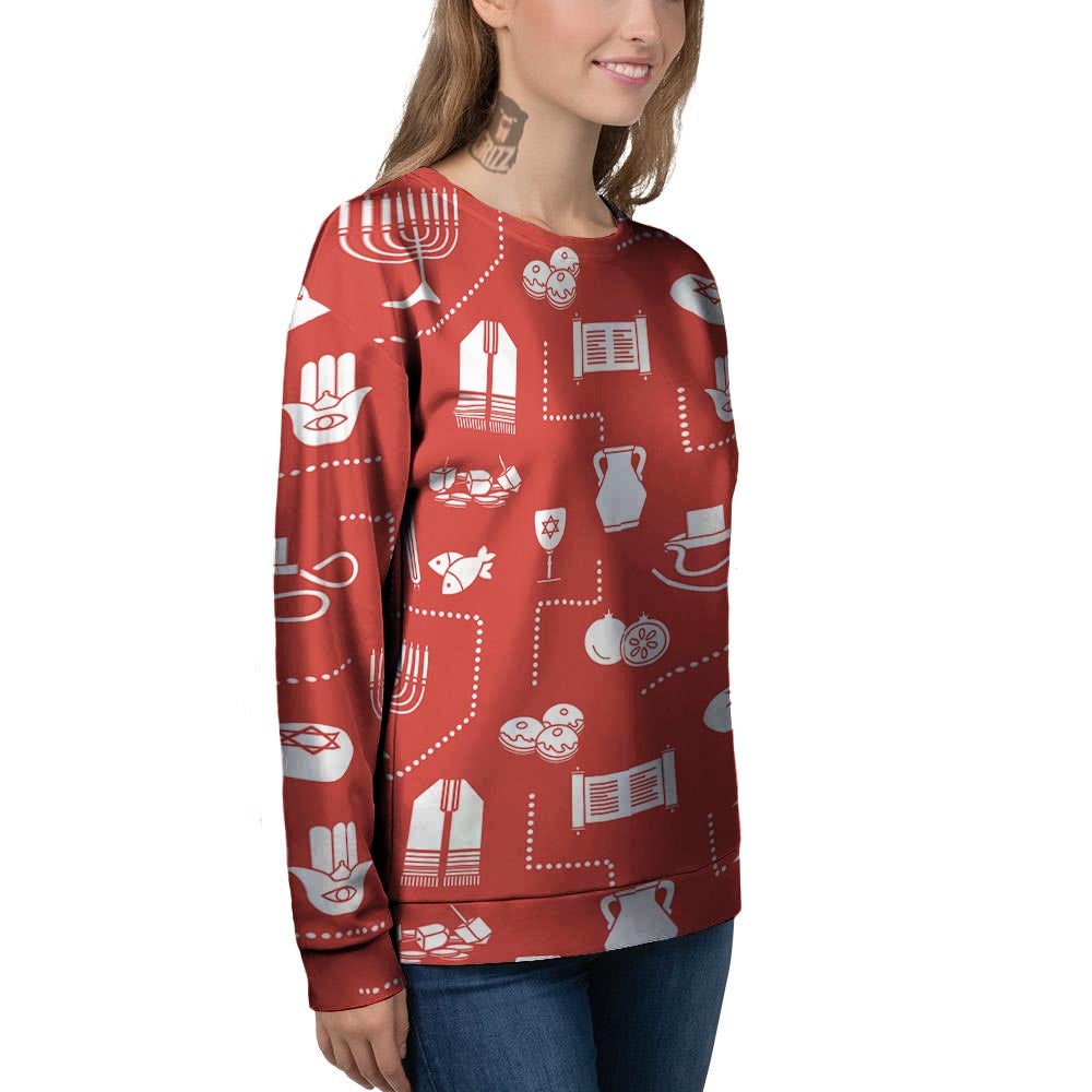Orthodox Print Pattern Women's Sweatshirt-grizzshop
