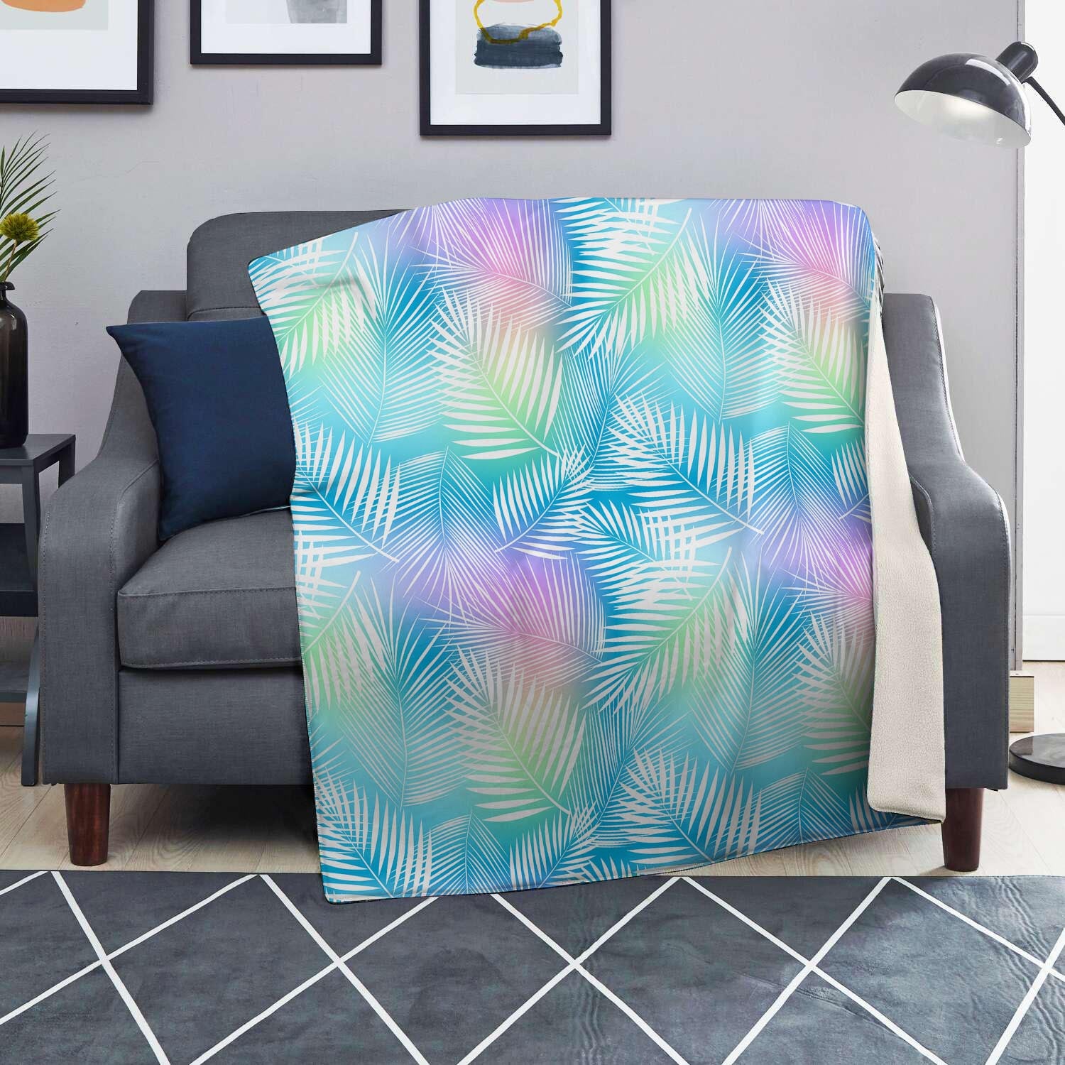 Palm Leaf Hawaiian Print Pattern Pet Car Seat Cover