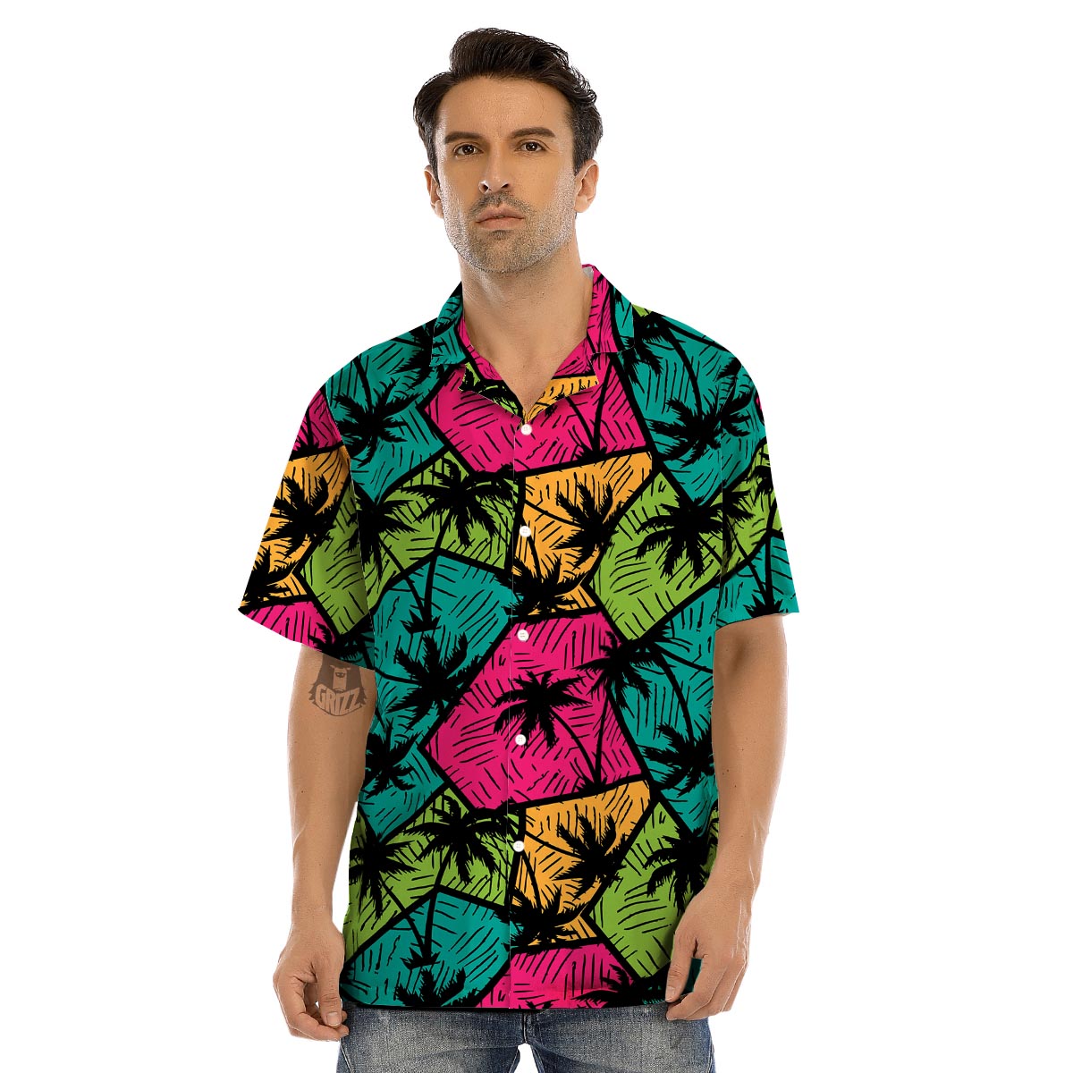Palm Leaf Hawaiian Print Blanket